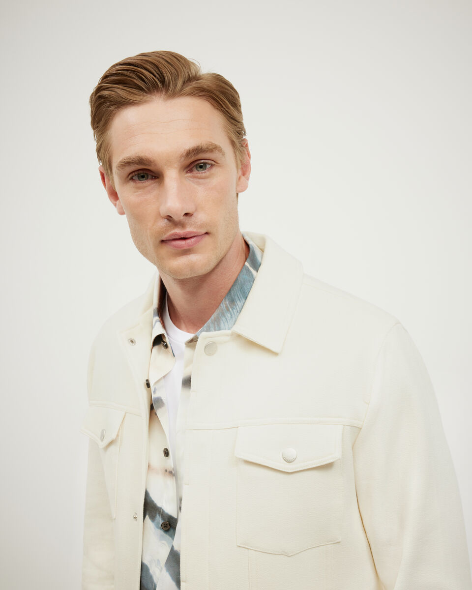 Soft Twill Trucker Jacket, Soft Twill Trucker Jacket, , hi-res